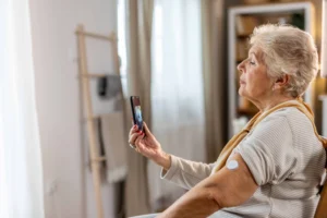 Remote Glucose Testing Monitor For Diabetic Patient Test